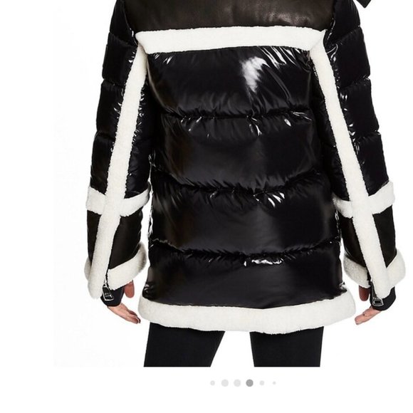 SAM. Entourage Shearling-Trimmed Coat - STYLE NO LONGER MADE OR AVAIL. ANYWHERE! - Picture 4 of 6